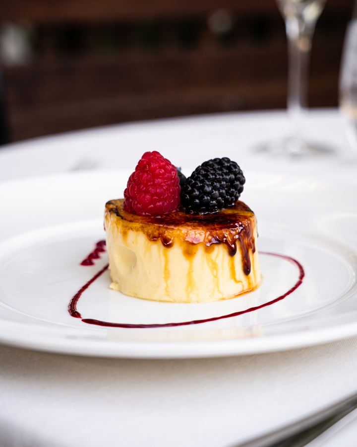 Cheesecake with berries